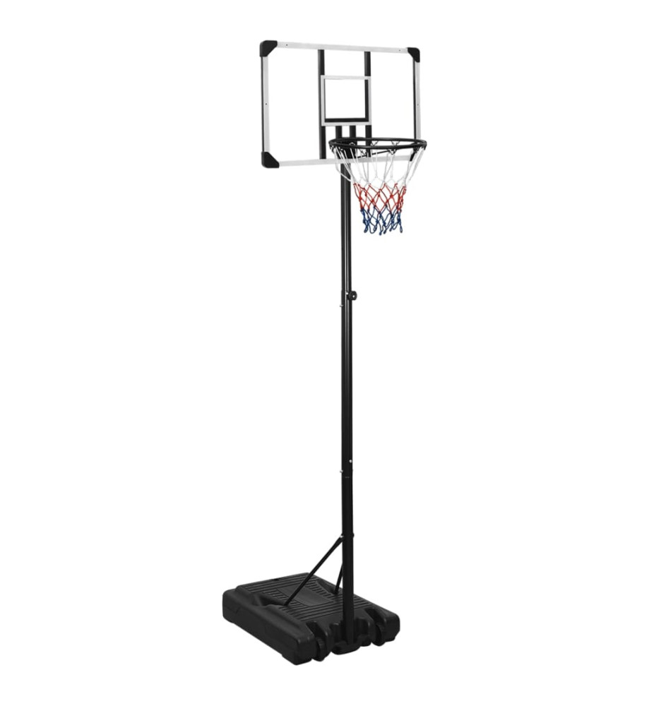 Support de basket-ball Transparent 235-305 cm Polycarbonate