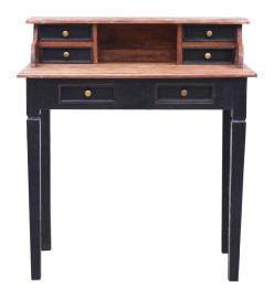 Bureau avec tiroirs 90x50x101 cm Bois de récupération solide