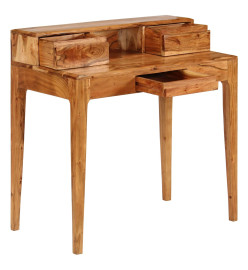 Bureau avec tiroirs Bois massif 88 x 50 x 90 cm