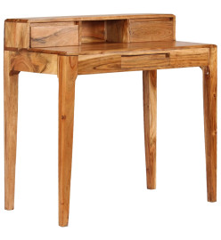 Bureau avec tiroirs Bois massif 88 x 50 x 90 cm