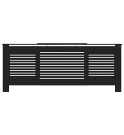 Cache-radiateur MDF Noir 205 cm