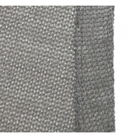 Livin'outdoor Tissu d'ombrage Iseo PEHD carré 3,6x3,6 m Gris