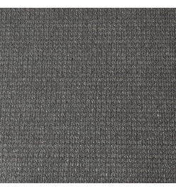 Livin'outdoor Tissu d'ombrage Iseo PEHD carré 3,6x3,6 m Gris