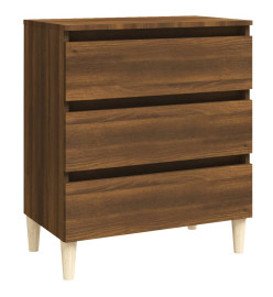 Buffet Chêne marron 60x35x69 cm Bois d'ingénierie