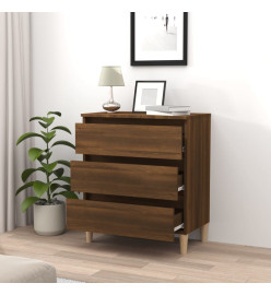 Buffet Chêne marron 60x35x69 cm Bois d'ingénierie