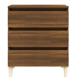 Buffet Chêne marron 60x35x69 cm Bois d'ingénierie