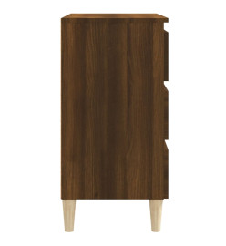 Buffet Chêne marron 60x35x69 cm Bois d'ingénierie