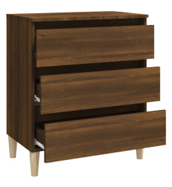 Buffet Chêne marron 60x35x69 cm Bois d'ingénierie
