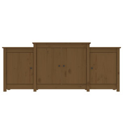 Buffet Marron miel 164x37x68 cm Bois massif de pin