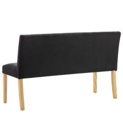 Banc 140 cm Noir Velours