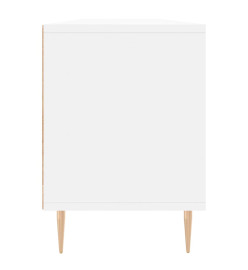 Meuble TV blanc 150x30x44,5 cm bois d'ingénierie