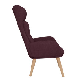 Chaise de relaxation Violet Tissu