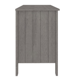 Bureau HAMAR Gris clair 113x50x75 cm Bois massif de pin