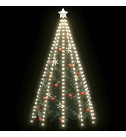 Guirlande lumineuse d'arbre de Noël 250 LED Blanc froid 250 cm