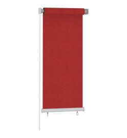 Store roulant d'extérieur 60x140 cm Rouge PEHD