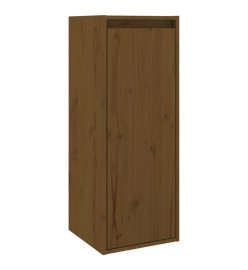 Armoire murale Marron miel 30x30x80 cm Bois de pin massif