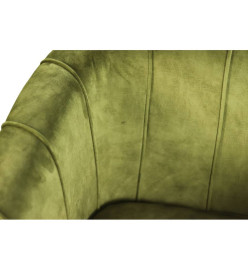 HSM Collection Chaise de salle à manger Chester Vert olive