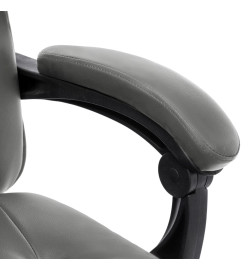 Chaise de bureau Anthracite Similicuir