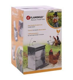 FLAMINGO Mangeoire à poulets à pédale automatique Timo 6 kg