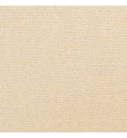 Panneaux muraux 12 pcs Crème 90x30 cm Tissu 3,24 m²