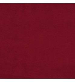 Panneaux muraux 12 pcs Rouge bordeaux 90x15 cm Velours 1,62 m²