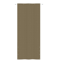 Écran de balcon Taupe 100x240 cm Tissu Oxford