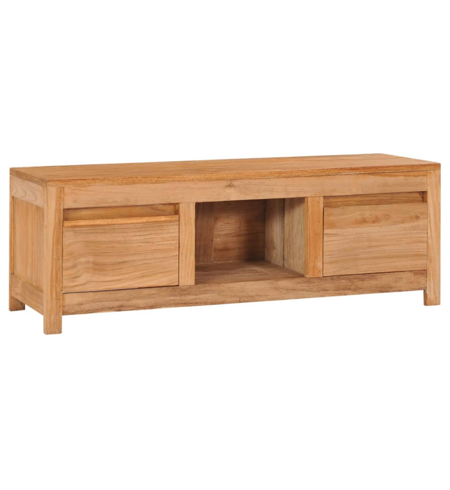 Meuble TV 100x30x35 cm bois de teck massif