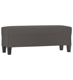 Banc Gris 100x35x41 cm Similicuir