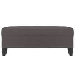 Banc Gris 100x35x41 cm Similicuir