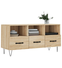 Meuble TV chêne sonoma 102x36x50 cm bois d'ingénierie