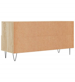 Meuble TV chêne sonoma 102x36x50 cm bois d'ingénierie