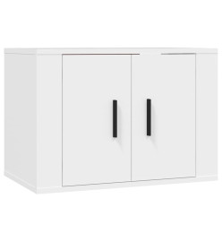 Ensemble de meubles TV 4 pcs Blanc Bois d'ingénierie