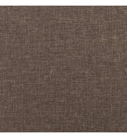 Repose-pied Taupe 60x60x36 cm Tissu