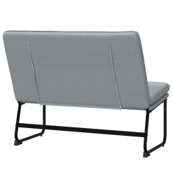 Banc Gris clair 100x75x76 cm Tissu