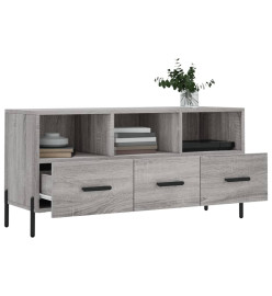 Meuble TV sonoma gris 102x36x50 cm bois d'ingénierie