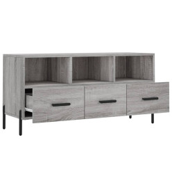 Meuble TV sonoma gris 102x36x50 cm bois d'ingénierie