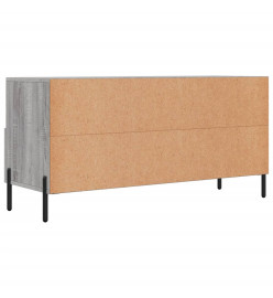 Meuble TV sonoma gris 102x36x50 cm bois d'ingénierie