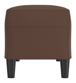 Banc Marron 100x35x41 cm Similicuir