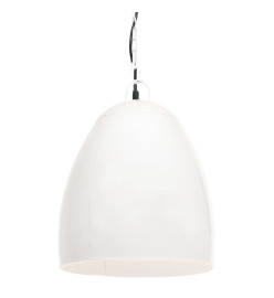 Lampe suspendue industrielle 25 W Blanc Rond 42 cm E27