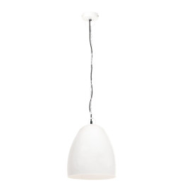 Lampe suspendue industrielle 25 W Blanc Rond 42 cm E27