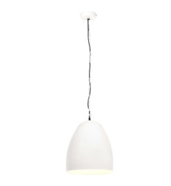 Lampe suspendue industrielle 25 W Blanc Rond 42 cm E27