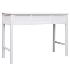 Buffet Blanc 108x45x76 cm Bois de Paulownia massif