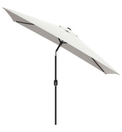 Parasol 200 x 300 cm Blanc sable Rectangulaire