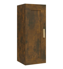 Armoire murale Chêne fumé 35x34x90 cm Bois d'ingénierie