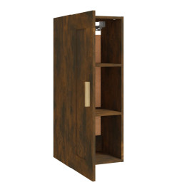 Armoire murale Chêne fumé 35x34x90 cm Bois d'ingénierie