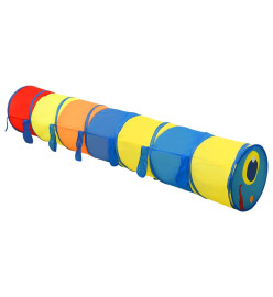 Tunnel de jeu pour enfants avec 250 balles Multicolore 245 cm