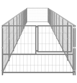 Chenil Argenté 10 m² Acier