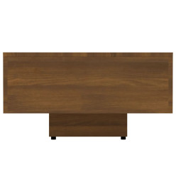 Table basse Chêne marron 115x60x31 cm Bois d'ingénierie