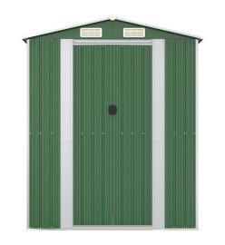 Abri de jardin Vert 192x606x223 cm Acier galvanisé