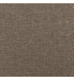 Coussins décoratifs 2 pcs Taupe 40x40 cm Tissu